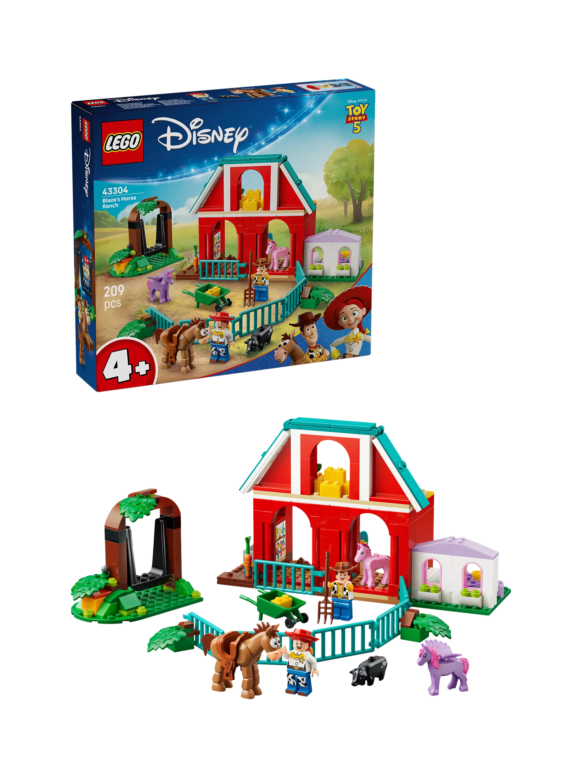 LEGO Disney Toy Story 5 Blaze's Horse Ranch building toy - British product