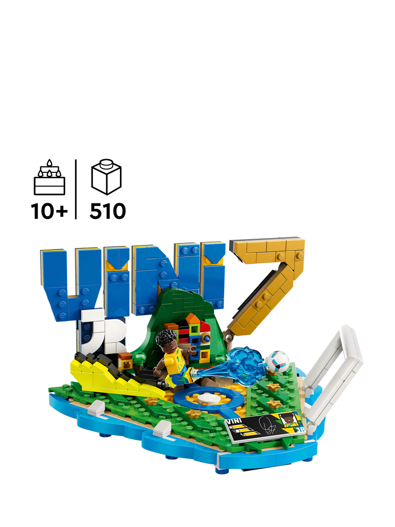 LEGO construction set Vini Jr football highlights 510 pieces - British product