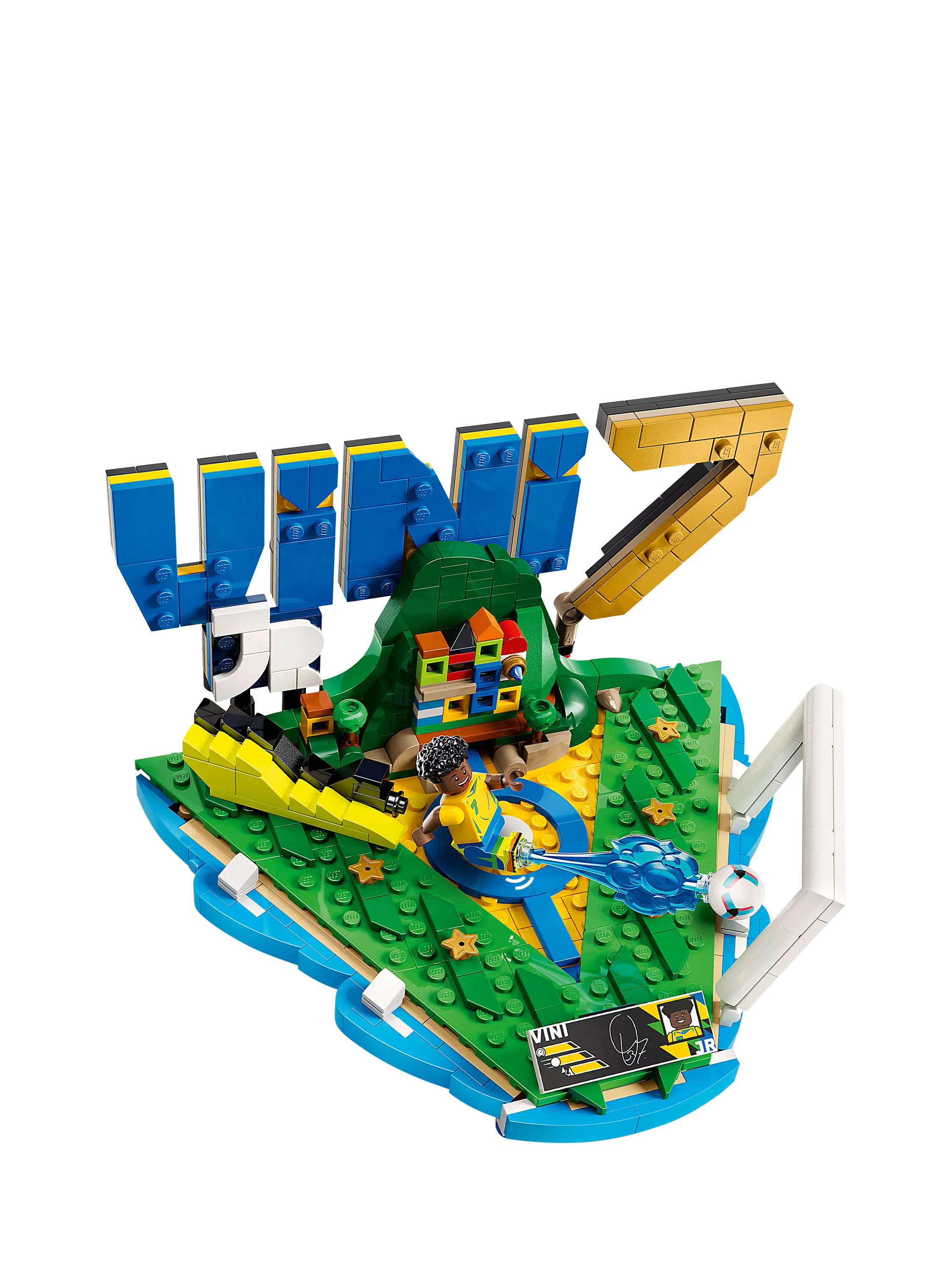 LEGO construction set Vini Jr football highlights 510 pieces - British product