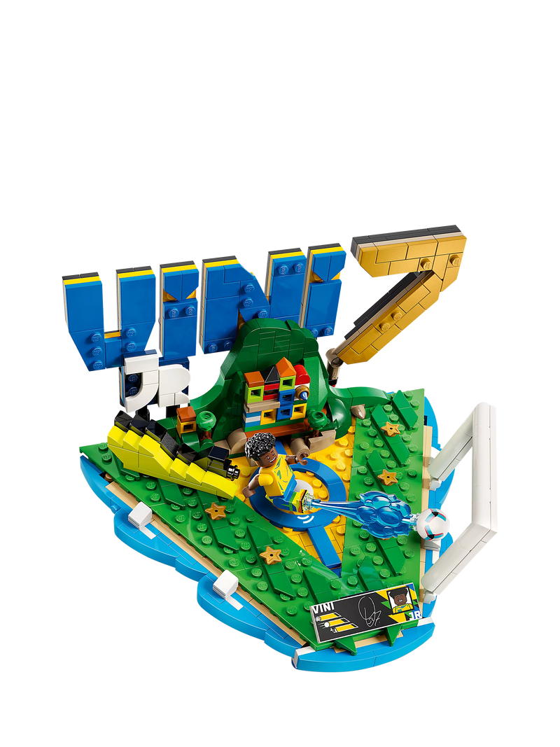 LEGO construction set Vini Jr football highlights 510 pieces - British product