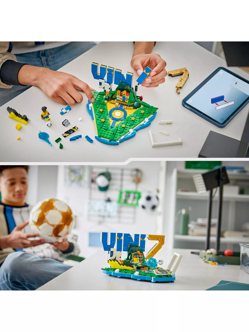 LEGO construction set Vini Jr football highlights 510 pieces - British product