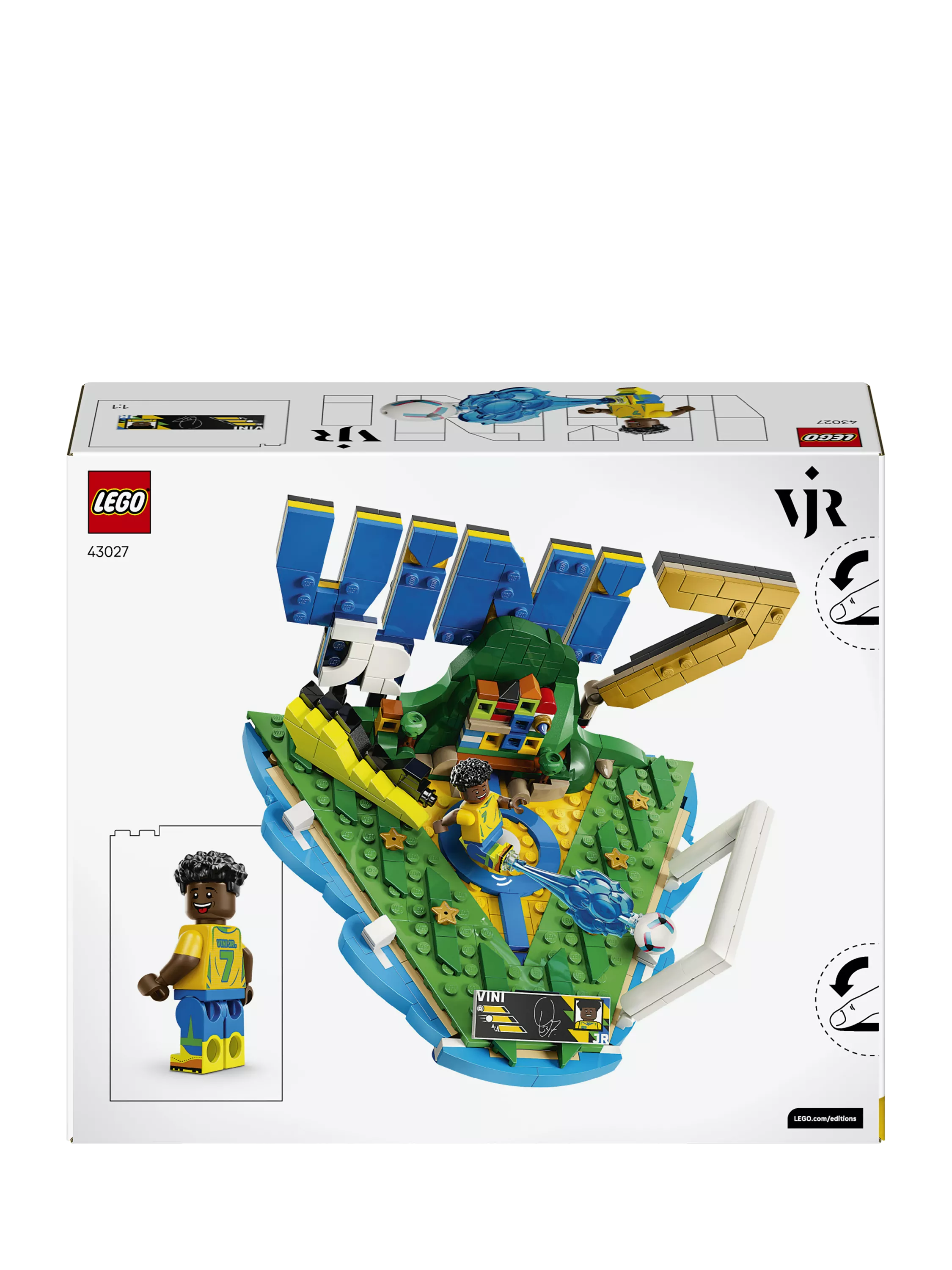 LEGO construction set Vini Jr football highlights 510 pieces - British product
