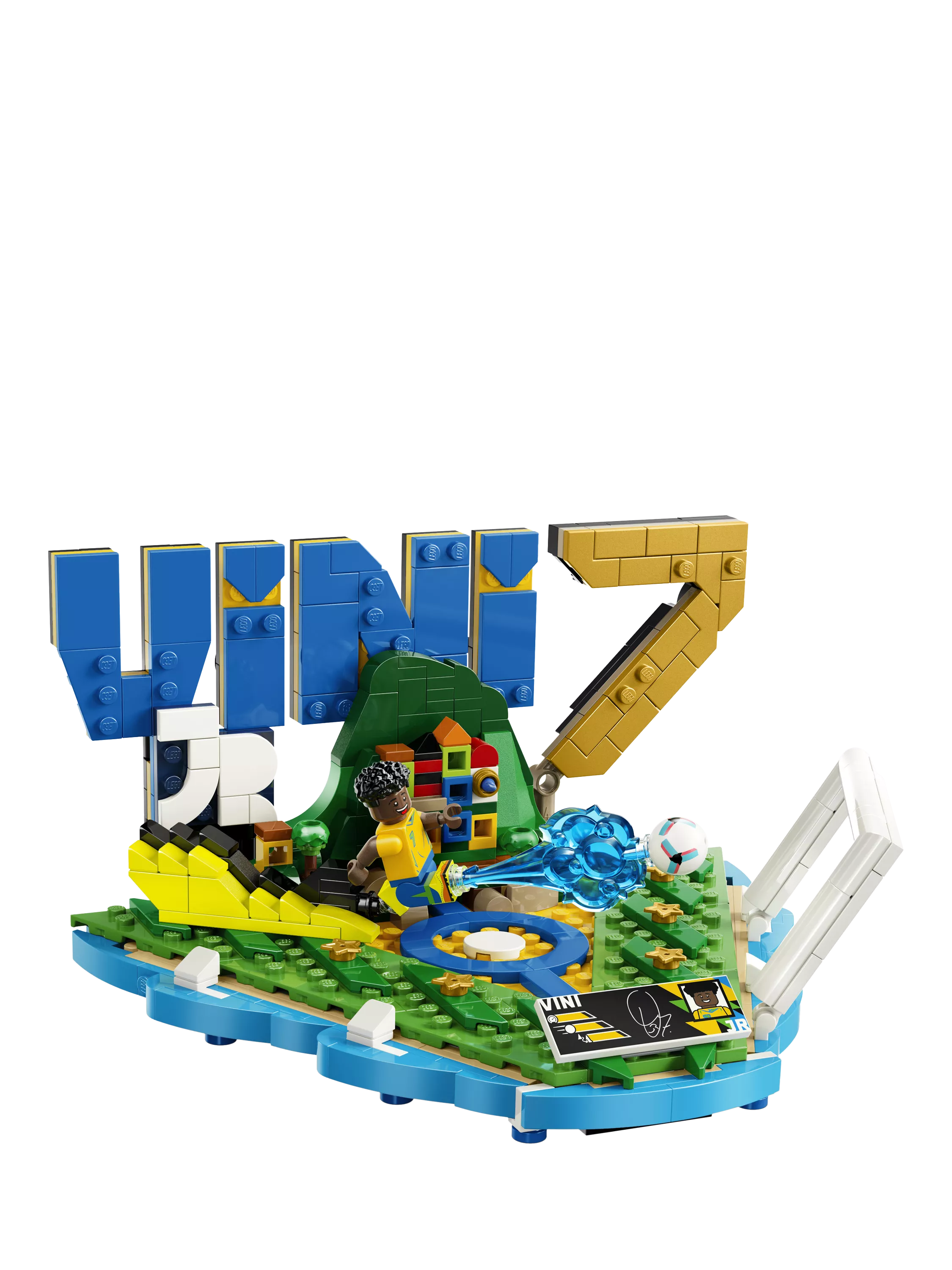 LEGO construction set Vini Jr football highlights 510 pieces - British product