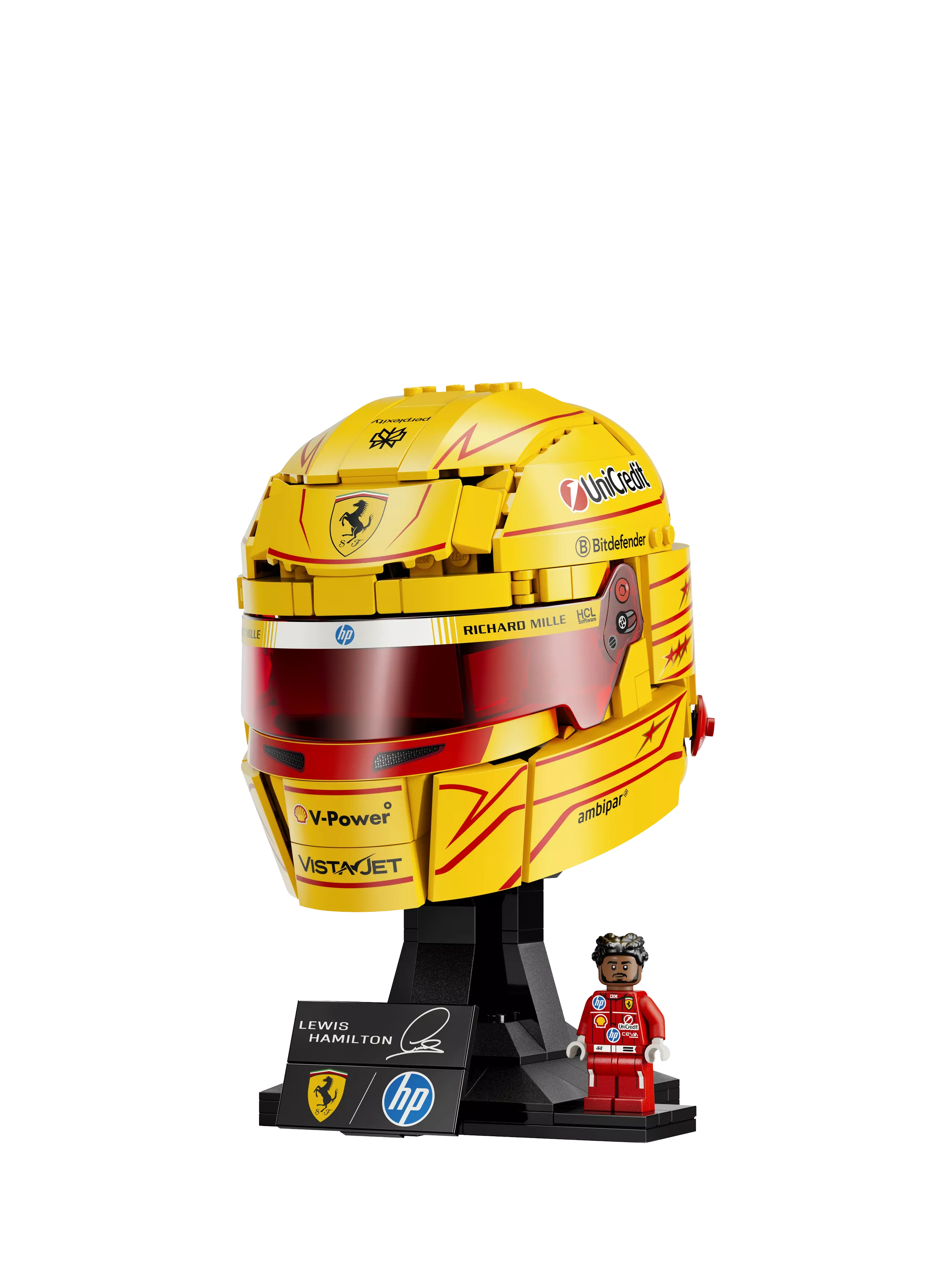 LEGO Lewis Hamilton F1 helmet building set 884 pieces - British product