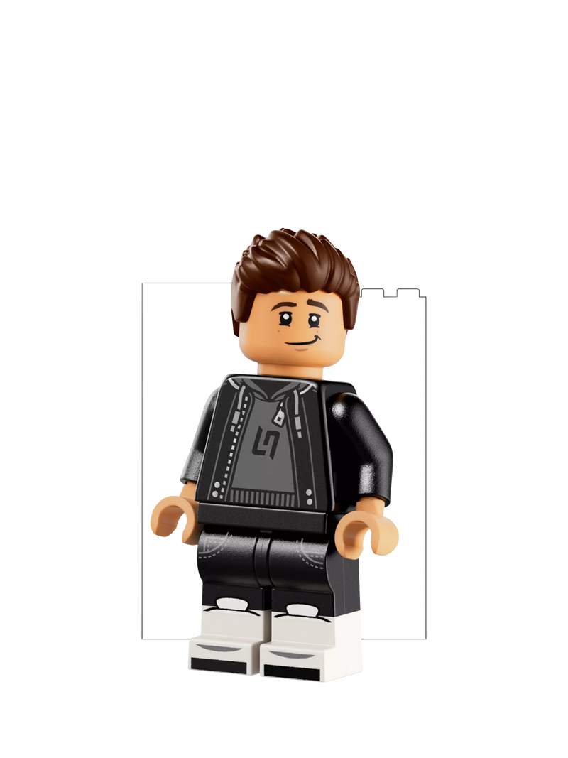 LEGO Lando Norris helmet construction set, UK version