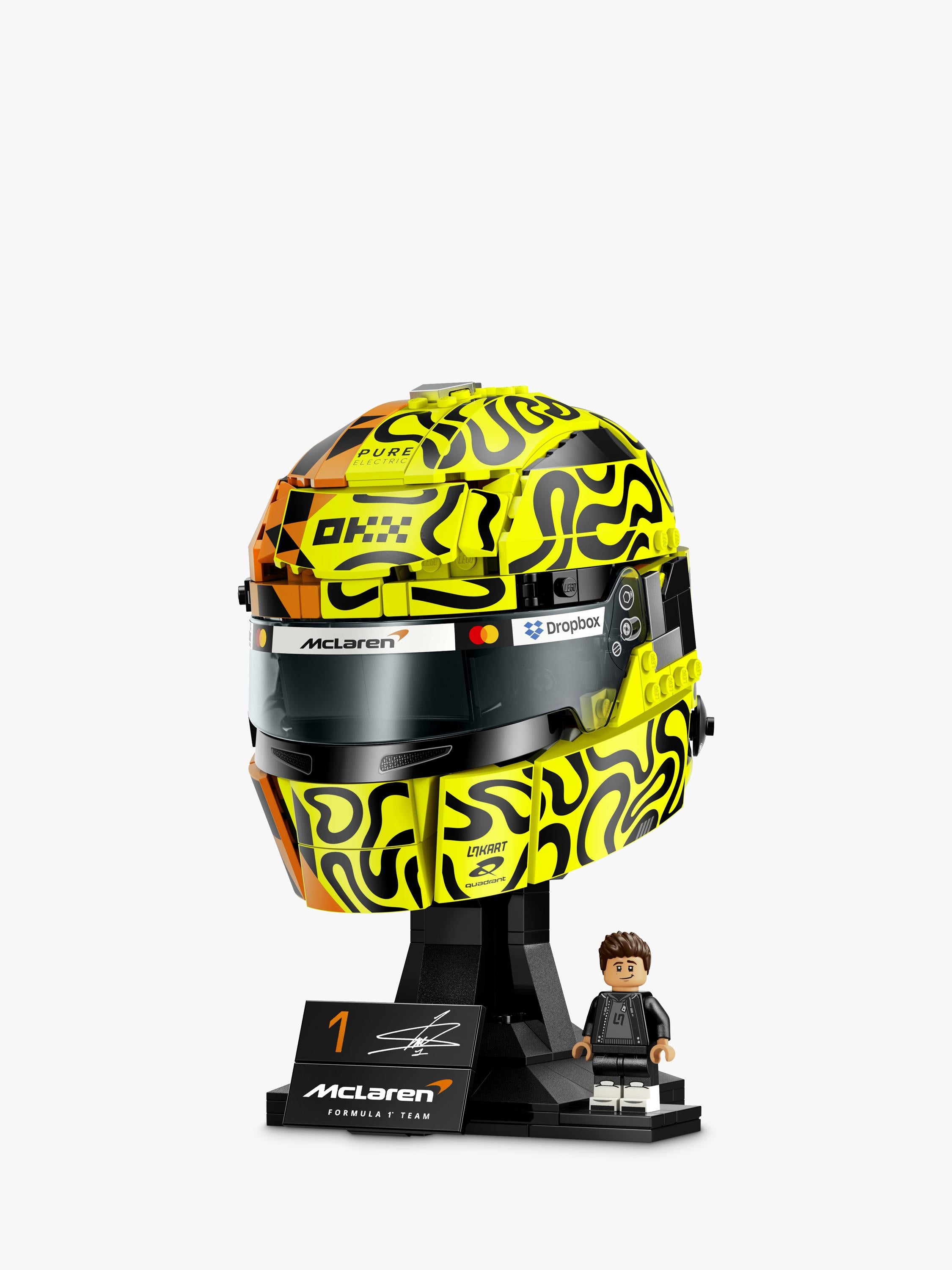 LEGO Lando Norris helmet construction set, UK version