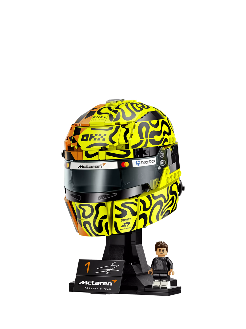 LEGO Lando Norris helmet construction set, UK version