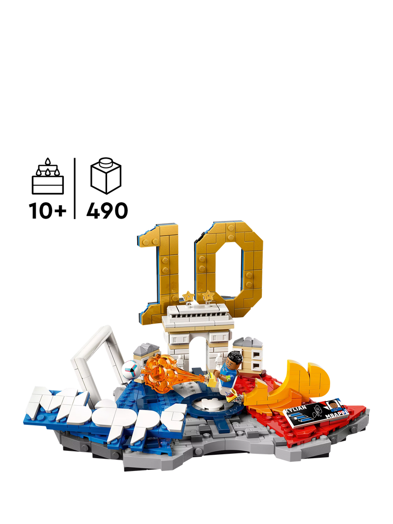LEGO Kylian Mbappé set 490 pieces (British brand)