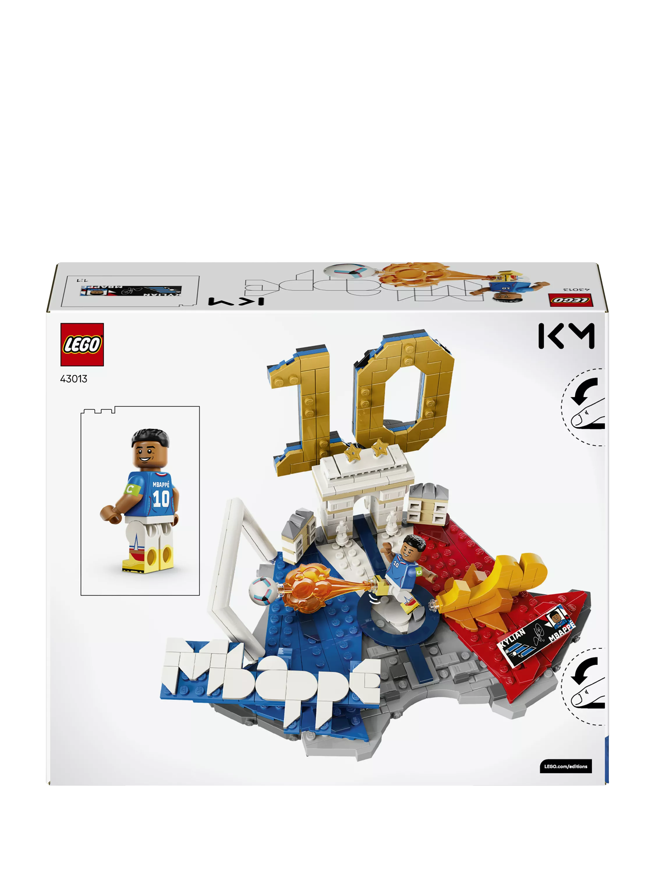 LEGO Kylian Mbappé set 490 pieces (British brand)