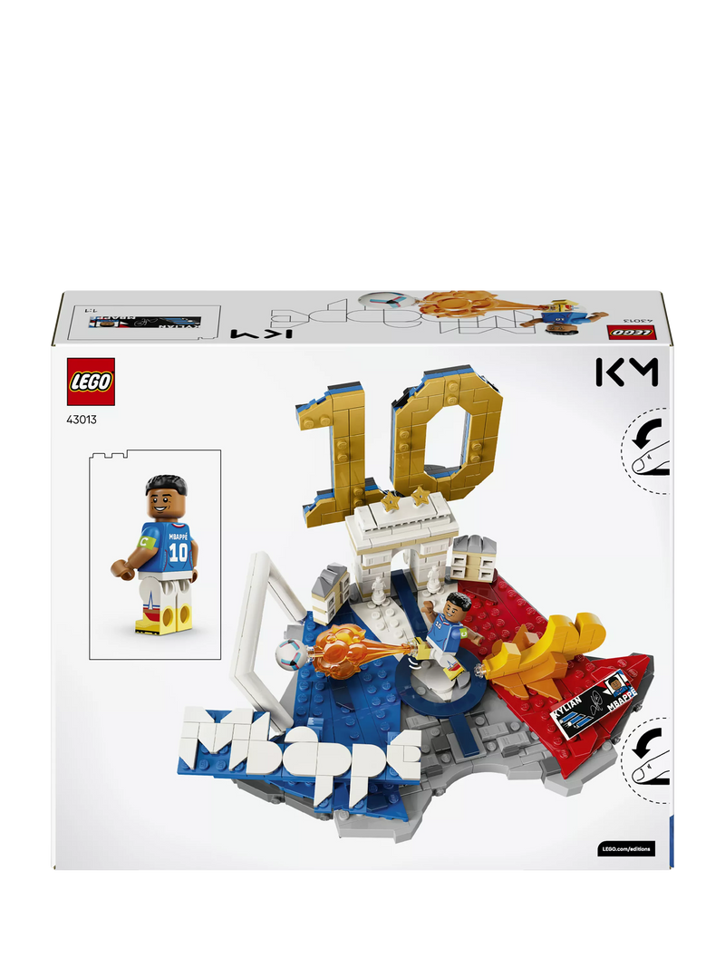LEGO Kylian Mbappé set 490 pieces (British brand)