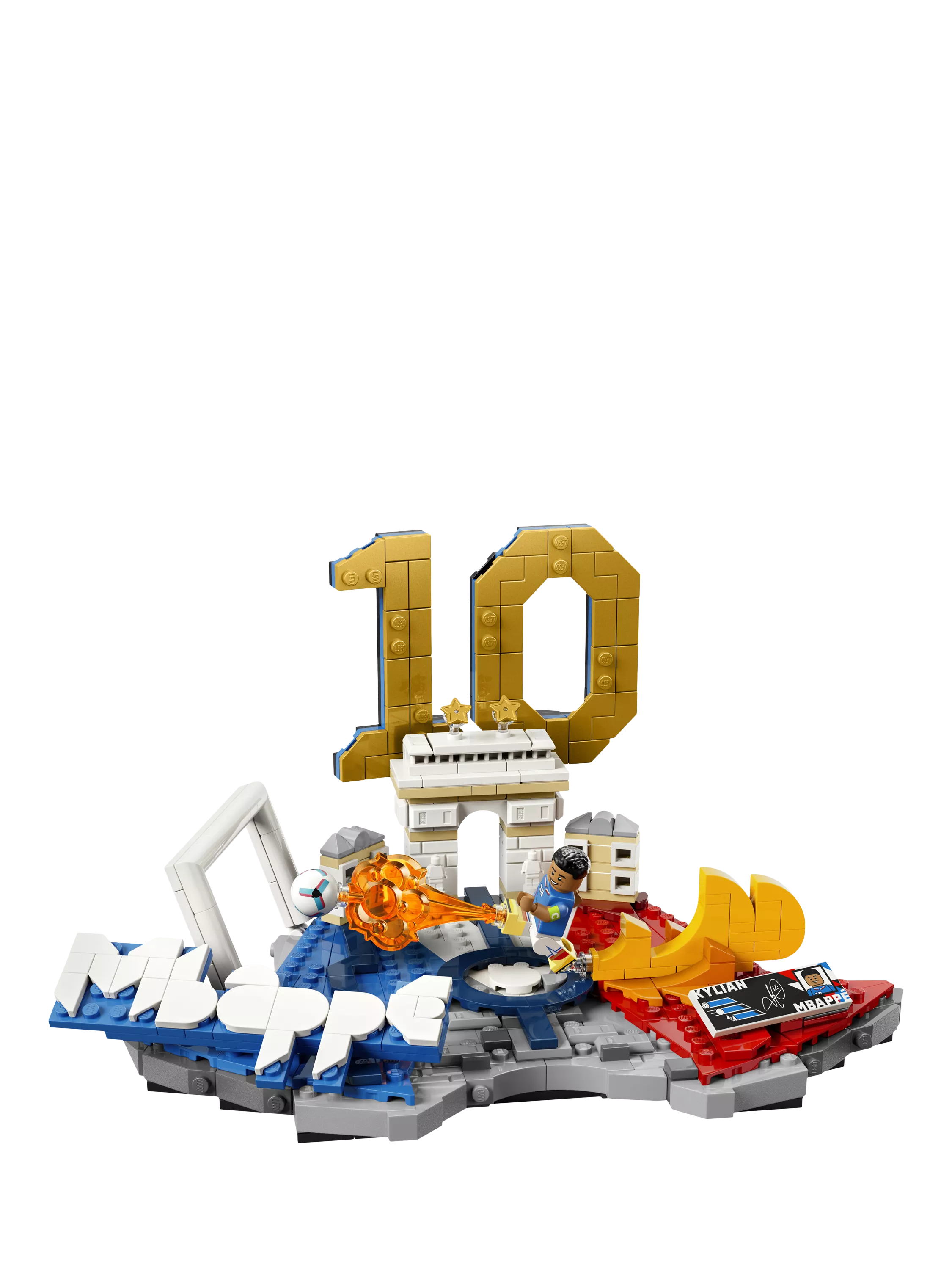 LEGO Kylian Mbappé set 490 pieces (British brand)