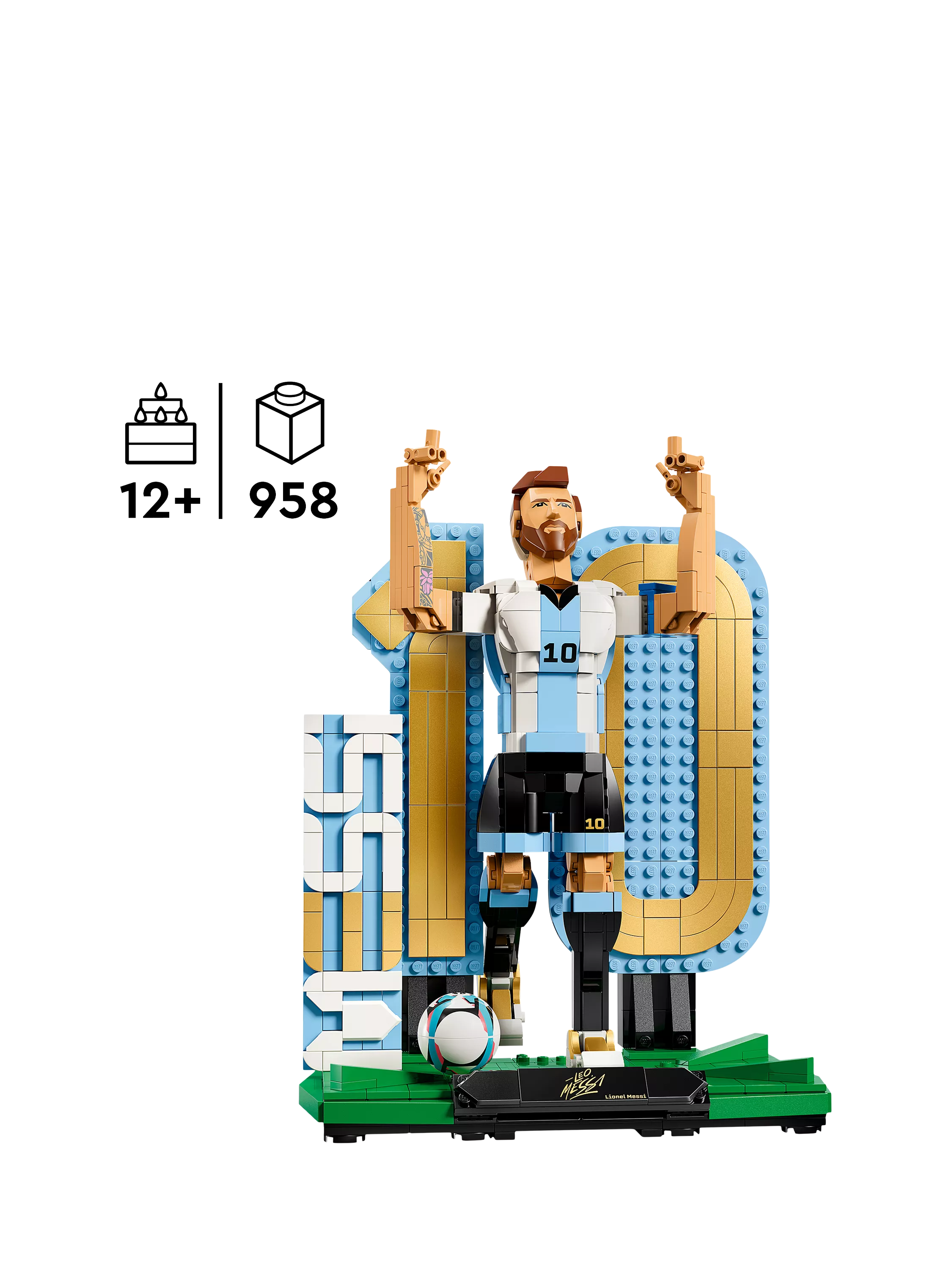 LEGO Lionel Messi Football Legend set 958 pieces - British product