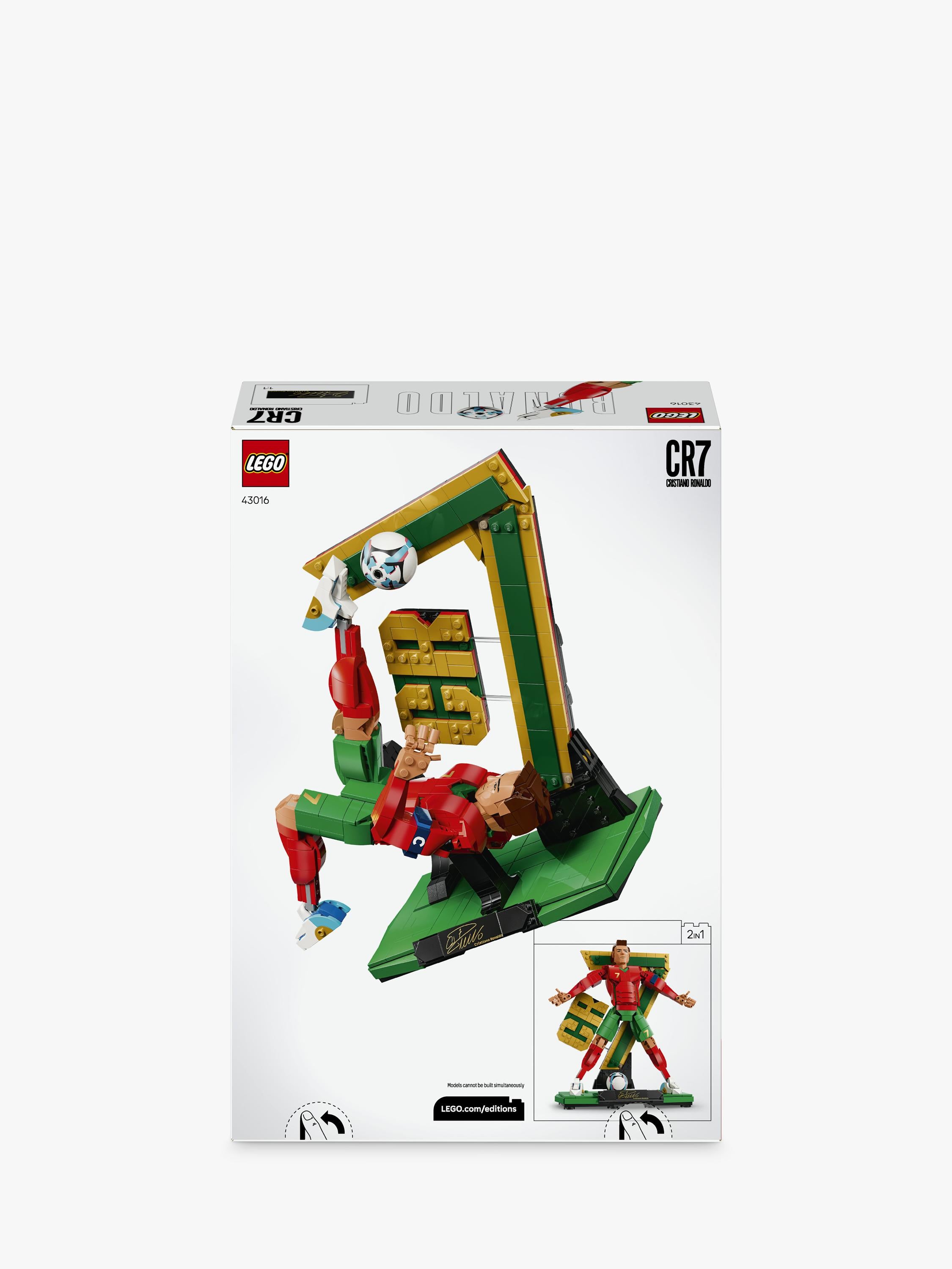 LEGO Cristiano Ronaldo display figure 854 pieces (British brand)