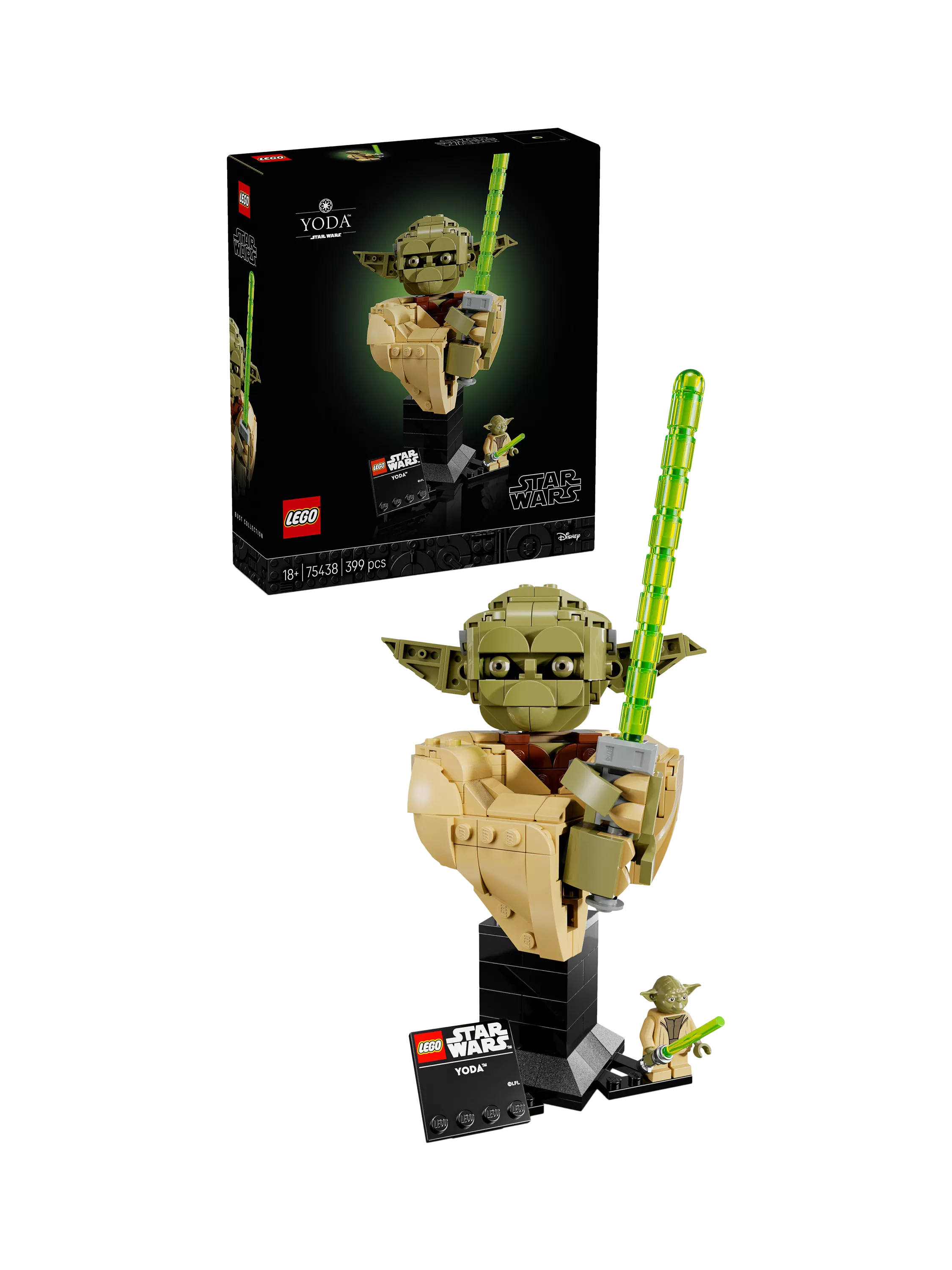 LEGO Star Wars Yoda Bust 75438 building toy (British brand)