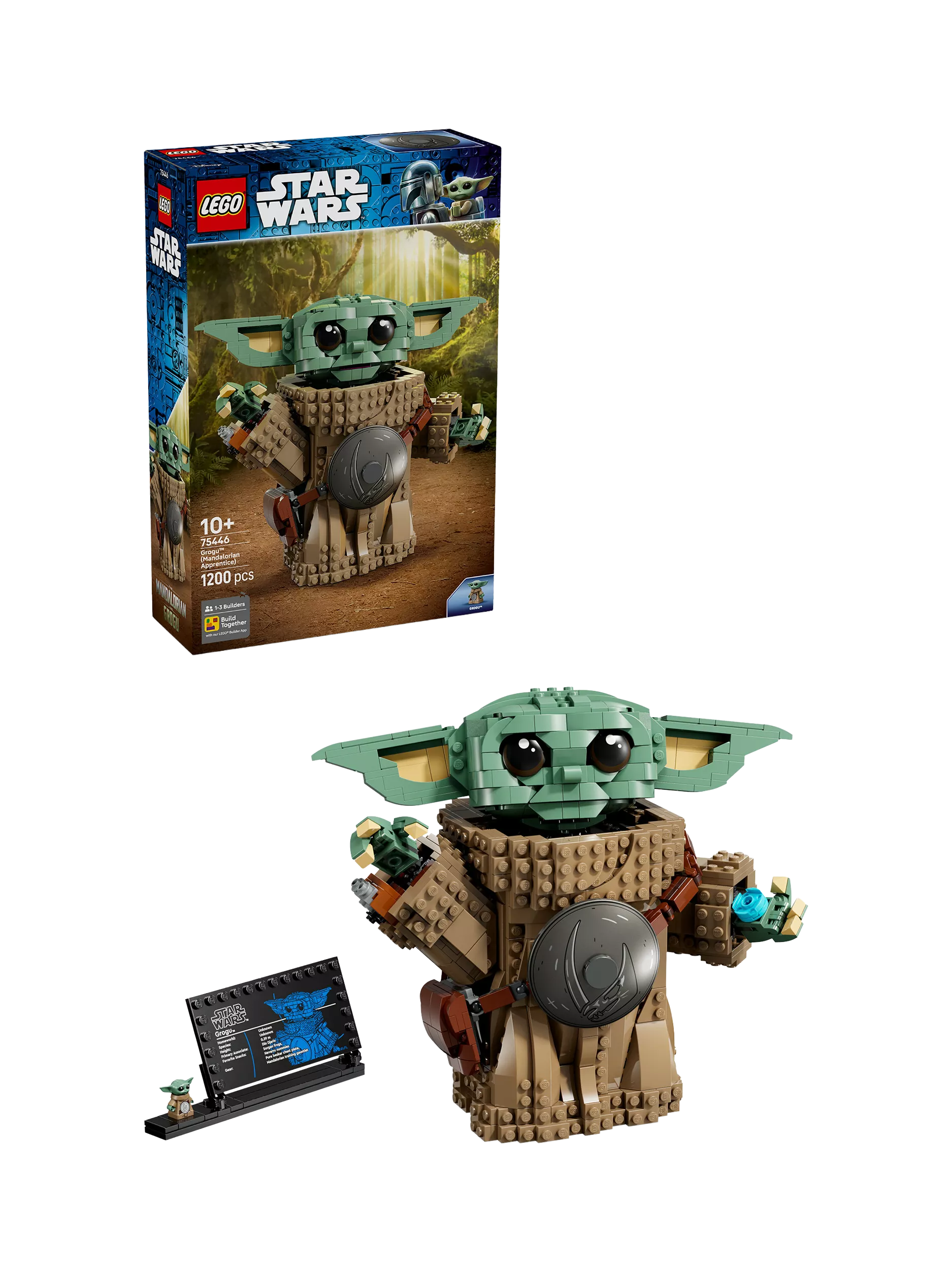 LEGO building toy Grogu Mandalorian Apprentice 1200 pieces (British brand)