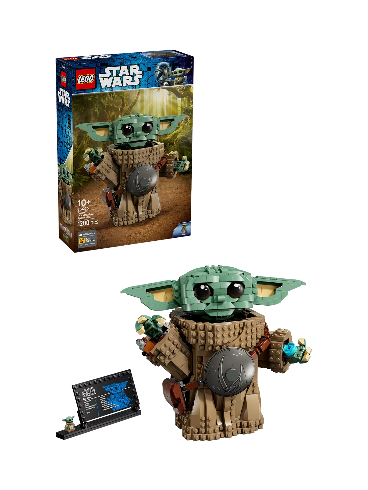LEGO building toy Grogu Mandalorian Apprentice 1200 pieces (British brand)