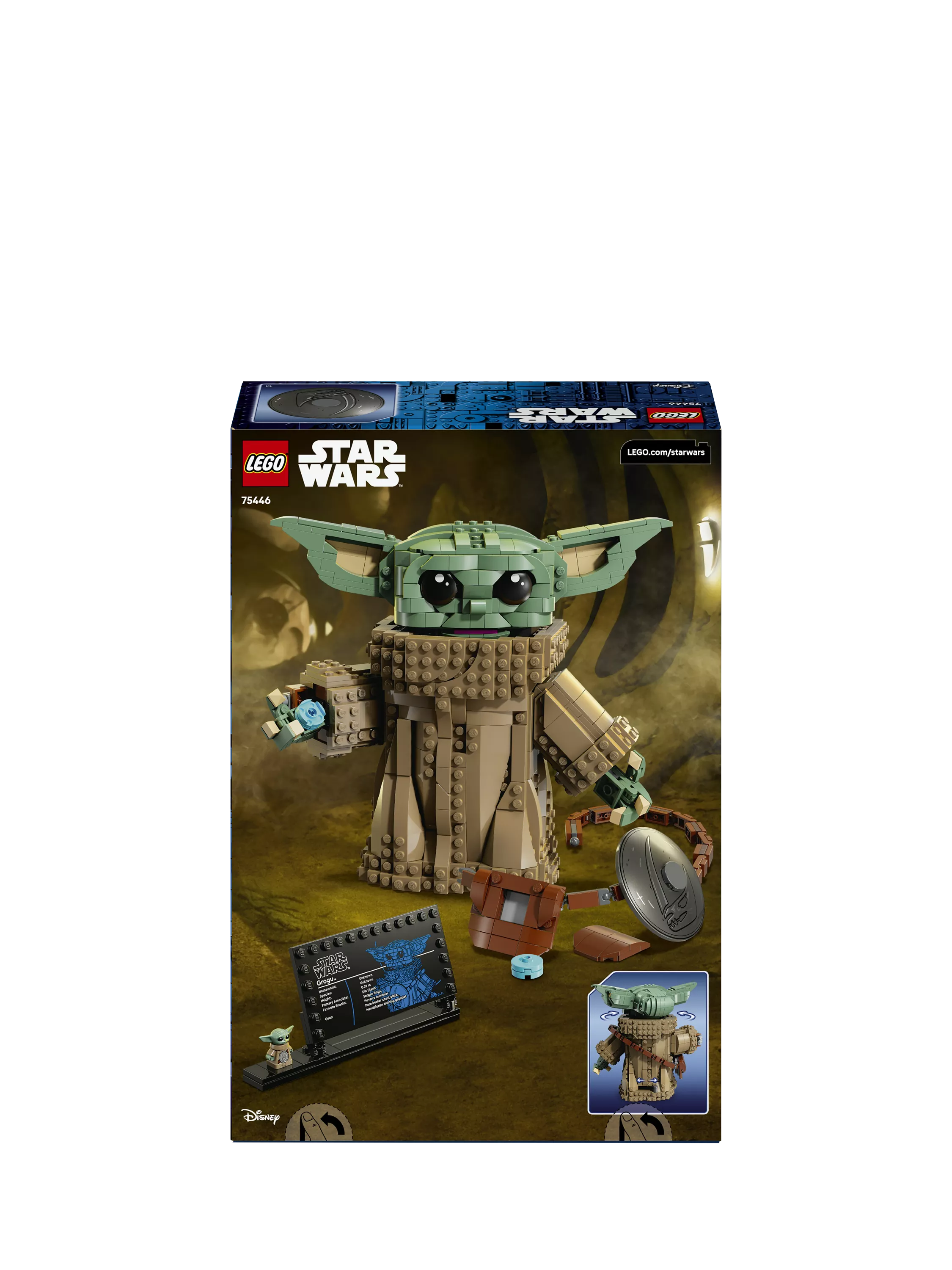 LEGO building toy Grogu Mandalorian Apprentice 1200 pieces (British brand)