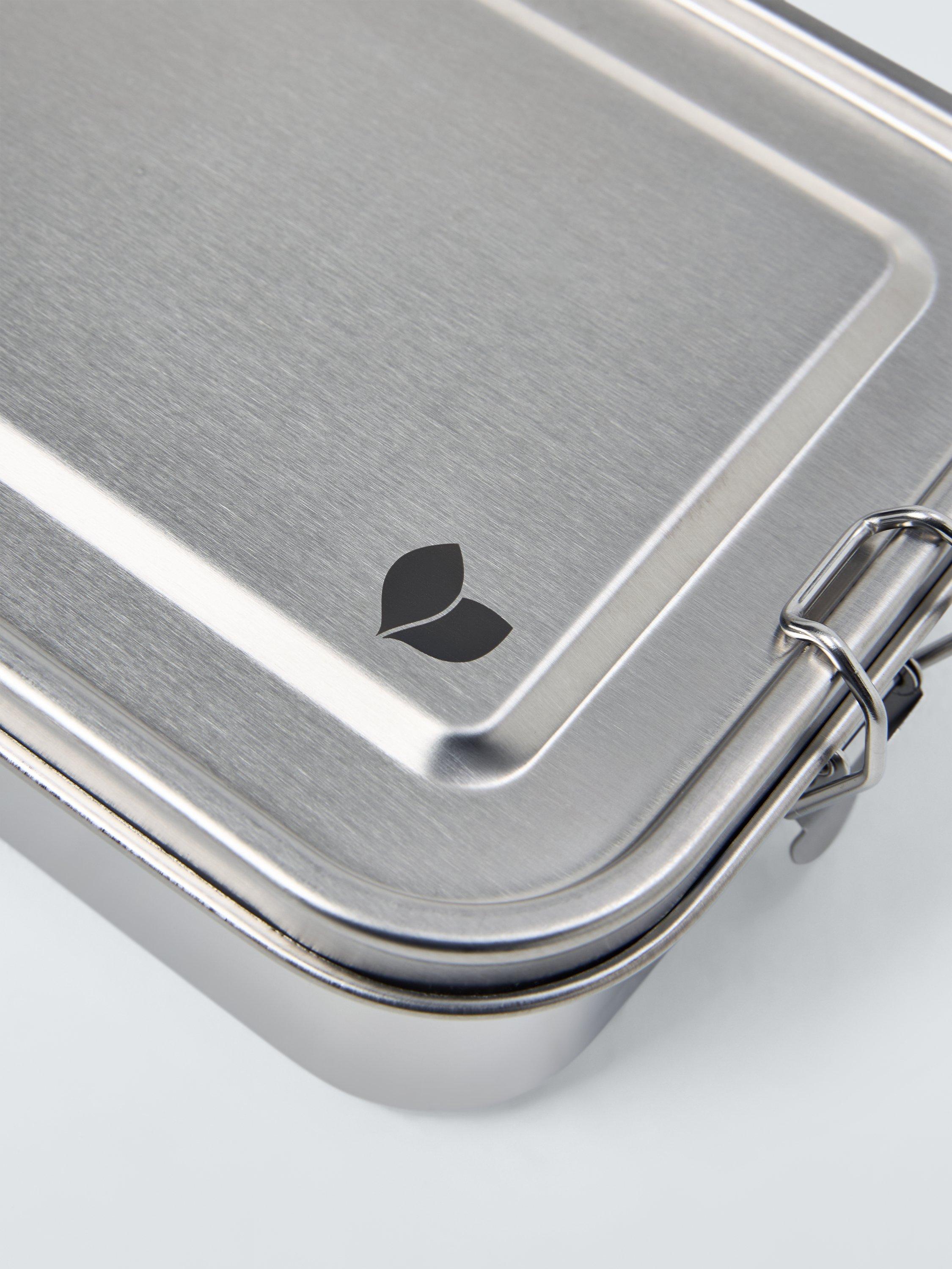 John Lewis Deliciously Ella stainless steel lunch box 1.1L, UK version