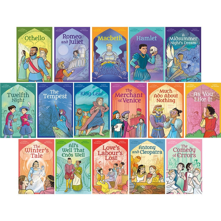 Shakespeare retold tales 16-book collection for children British product