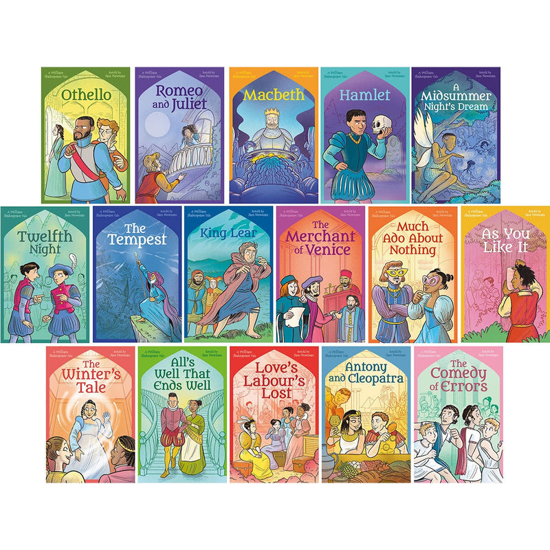 Shakespeare retold tales 16-book collection for children British product