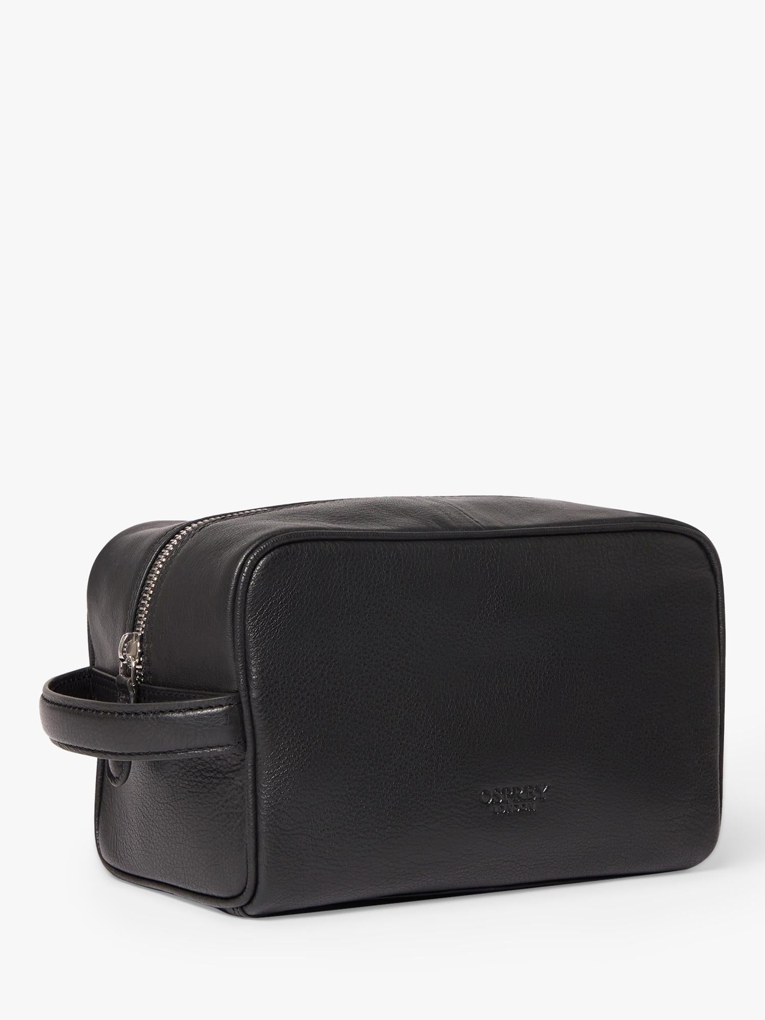 Osprey London Arlington leather wash bag - British product