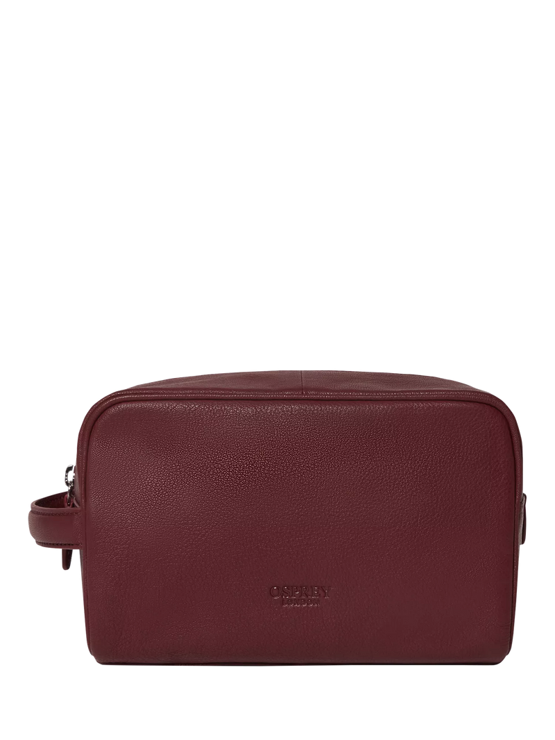 OSPREY LONDON Arlington Leather Wash Bag