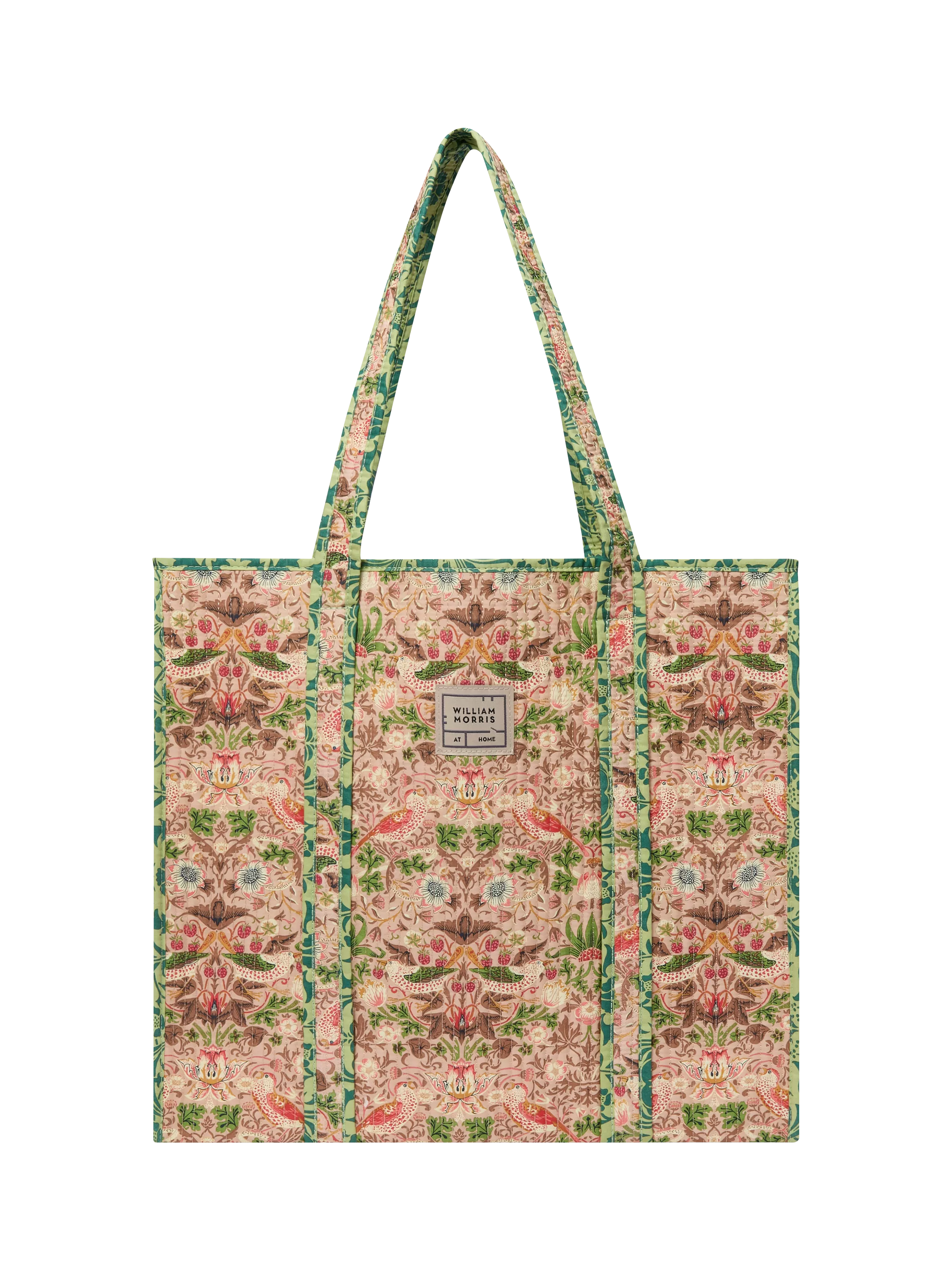 William Morris Strawberry Thief tote bag blue - British product