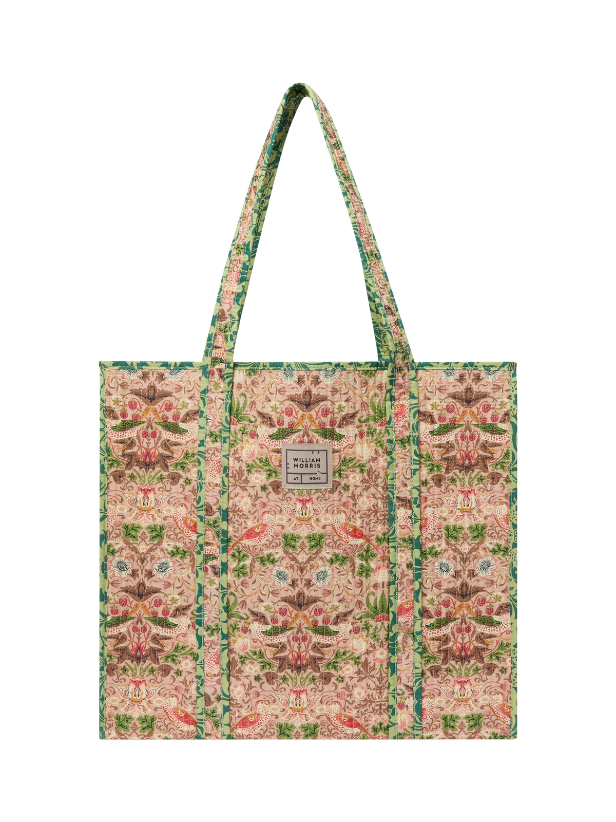William Morris Strawberry Thief tote bag blue - British product