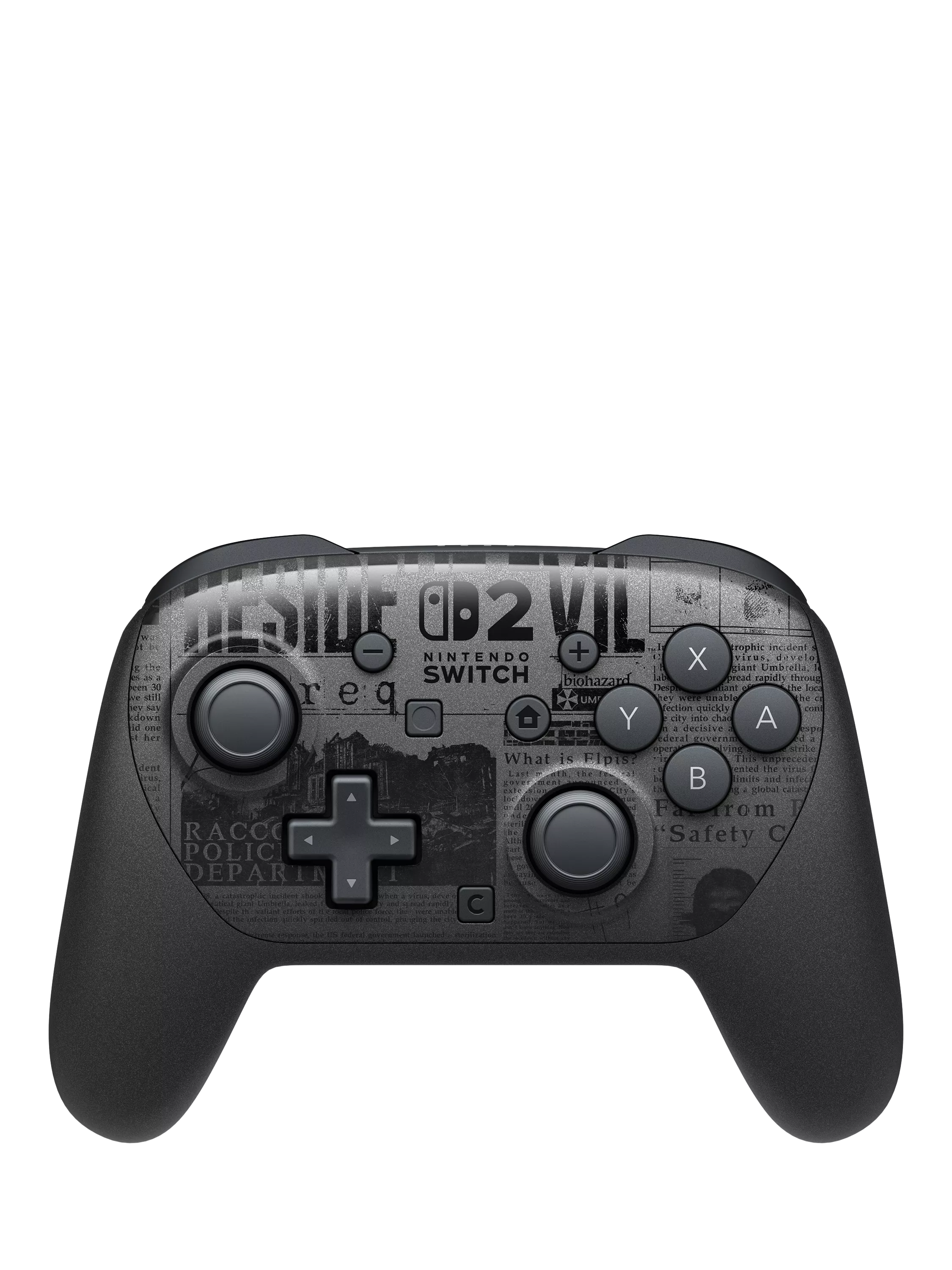 Nintendo Switch 2 Pro Controller Resident Evil Edition, imported from the UK