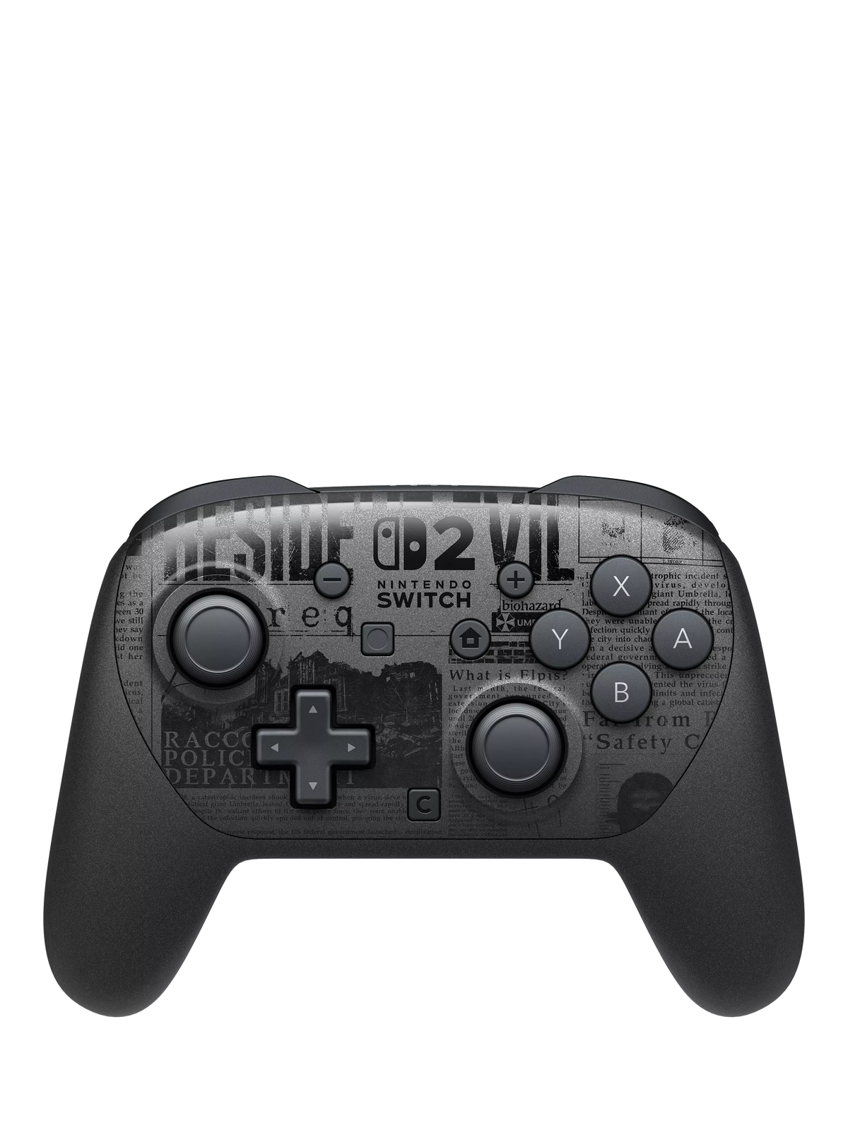 Nintendo Switch 2 Pro Controller Resident Evil Edition, imported from the UK
