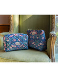 William Morris At Home Strawberry Thief quilted wash bag, UK version