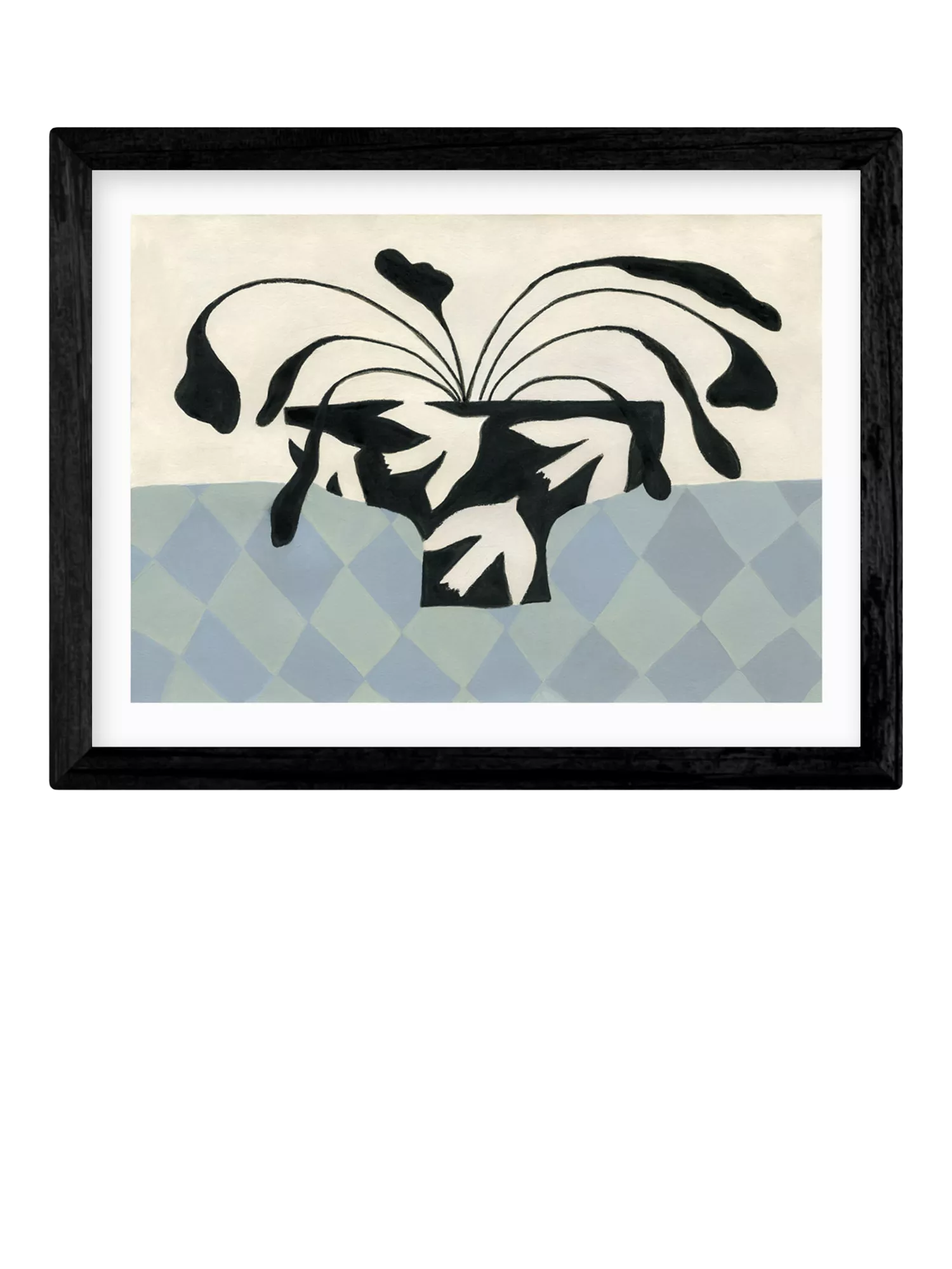 East End Prints Jazmine Joye dove peace vase framed print - British product