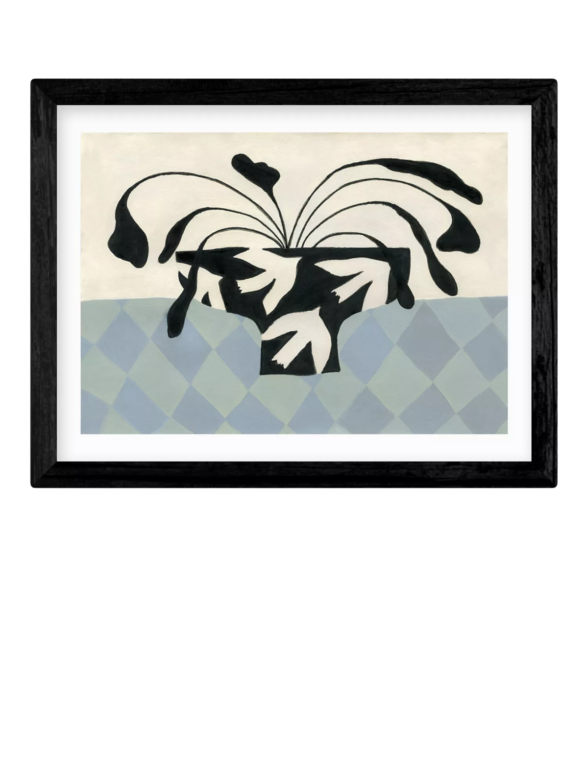 East End Prints Jazmine Joye dove peace vase framed print - British product
