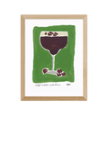 East End Prints framed print Espresso Martini Green 43.4x33.4cm, UK version