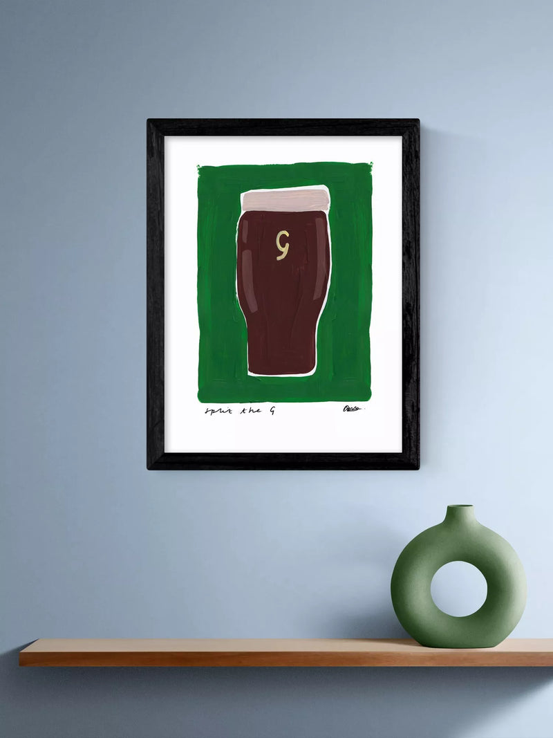 East End Prints Guinness framed print 43x33cm - British product