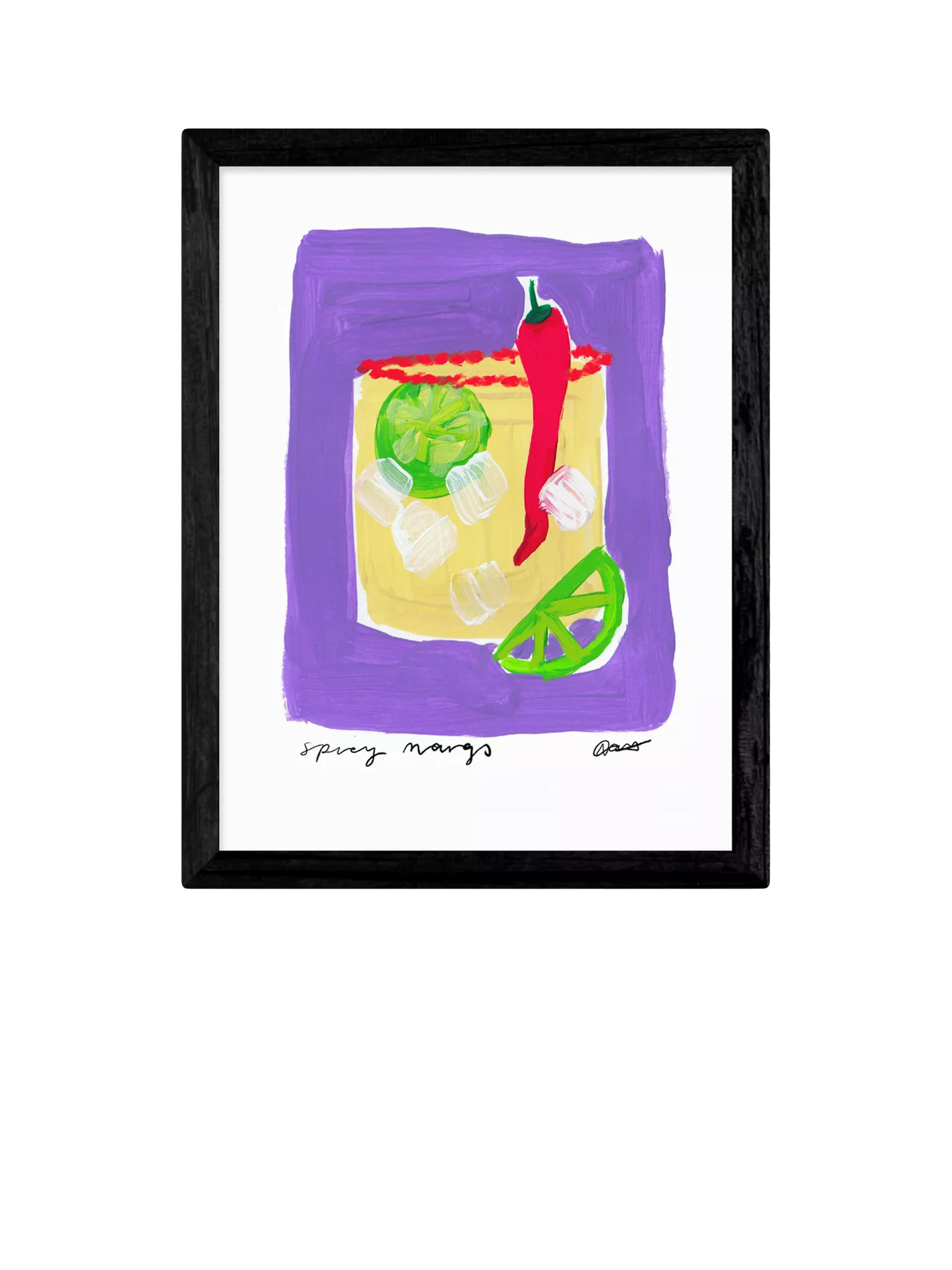 East End Prints Spicy Margs framed print 43.4cm imported from the UK