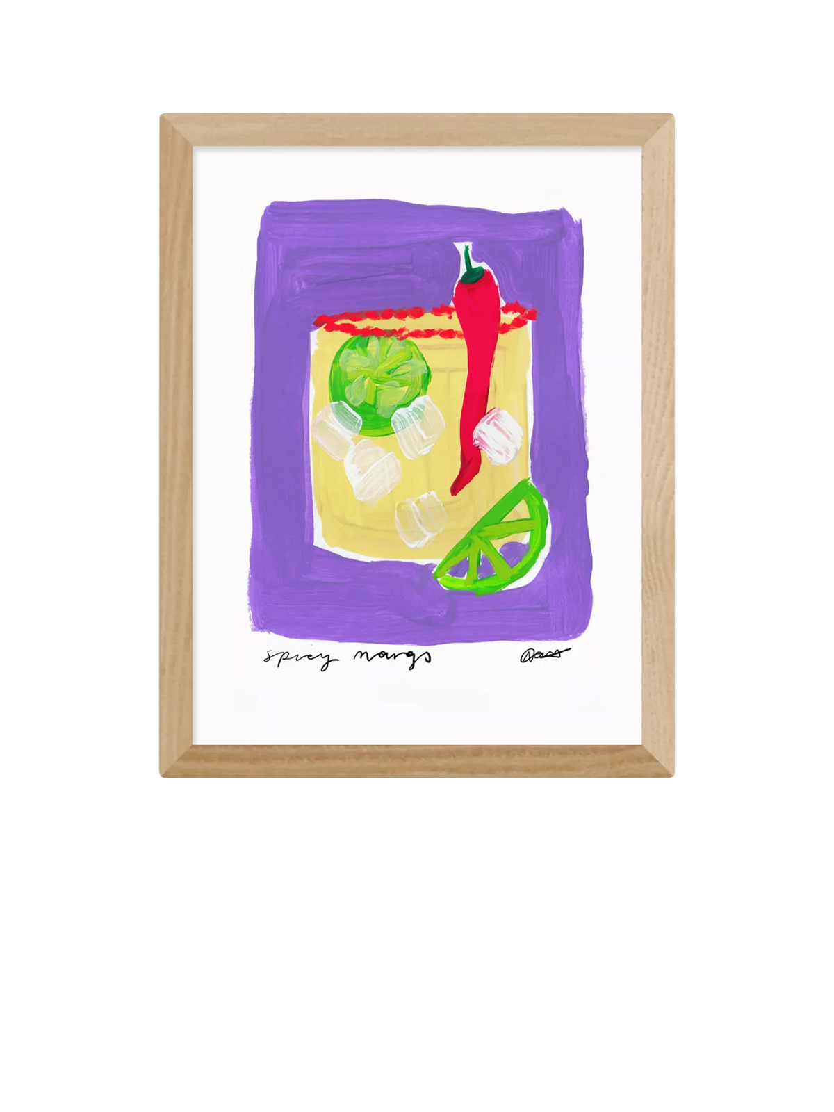 EAST END PRINTS Spicy Margs framed print 43.4cm x 33.4cm (British brand)