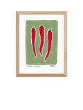 East End Prints Three Chillis framed print 43.4x33.4cm, imported from the UK