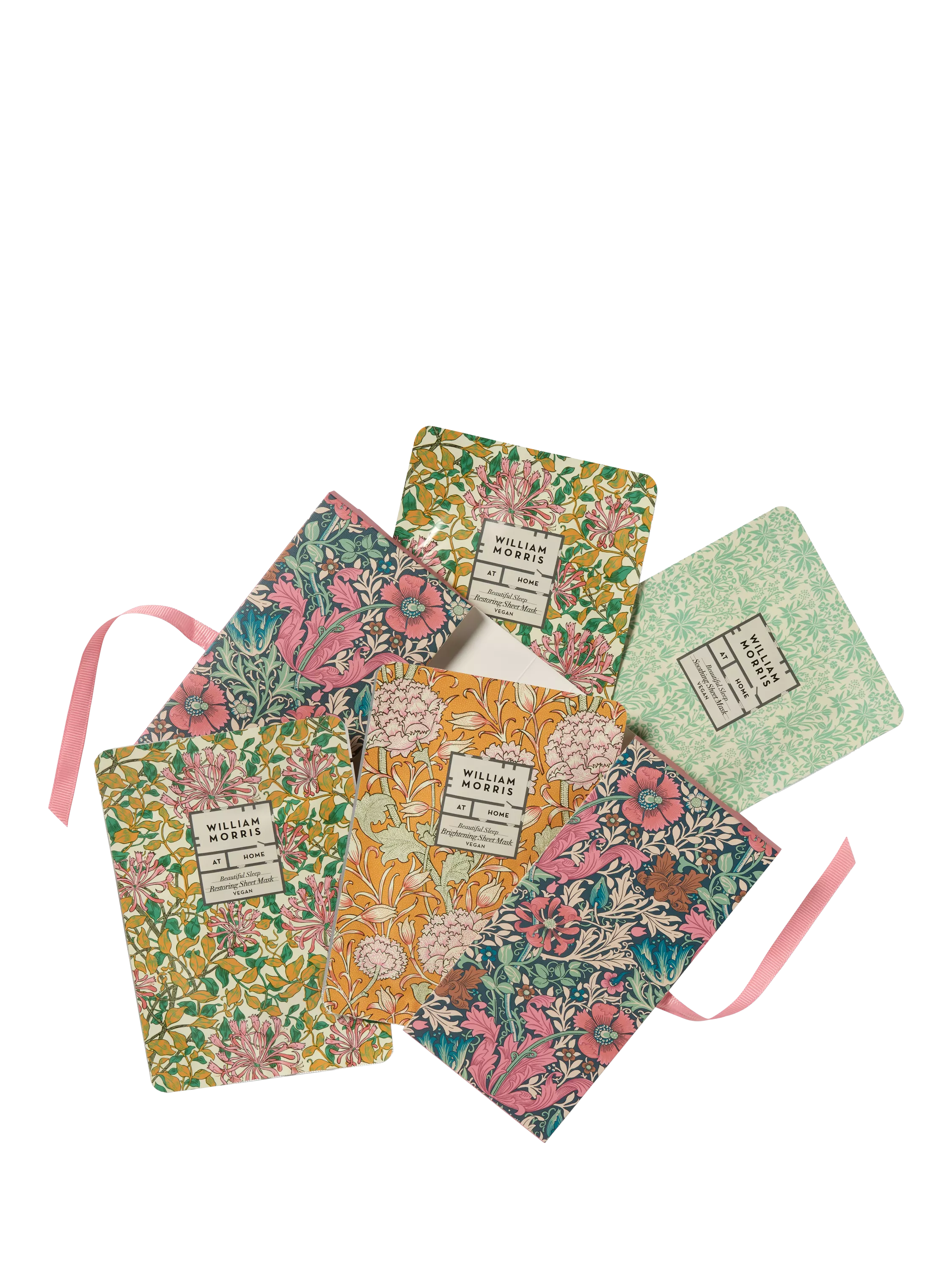William Morris At Home face masks gift set 4 pack (British brand)