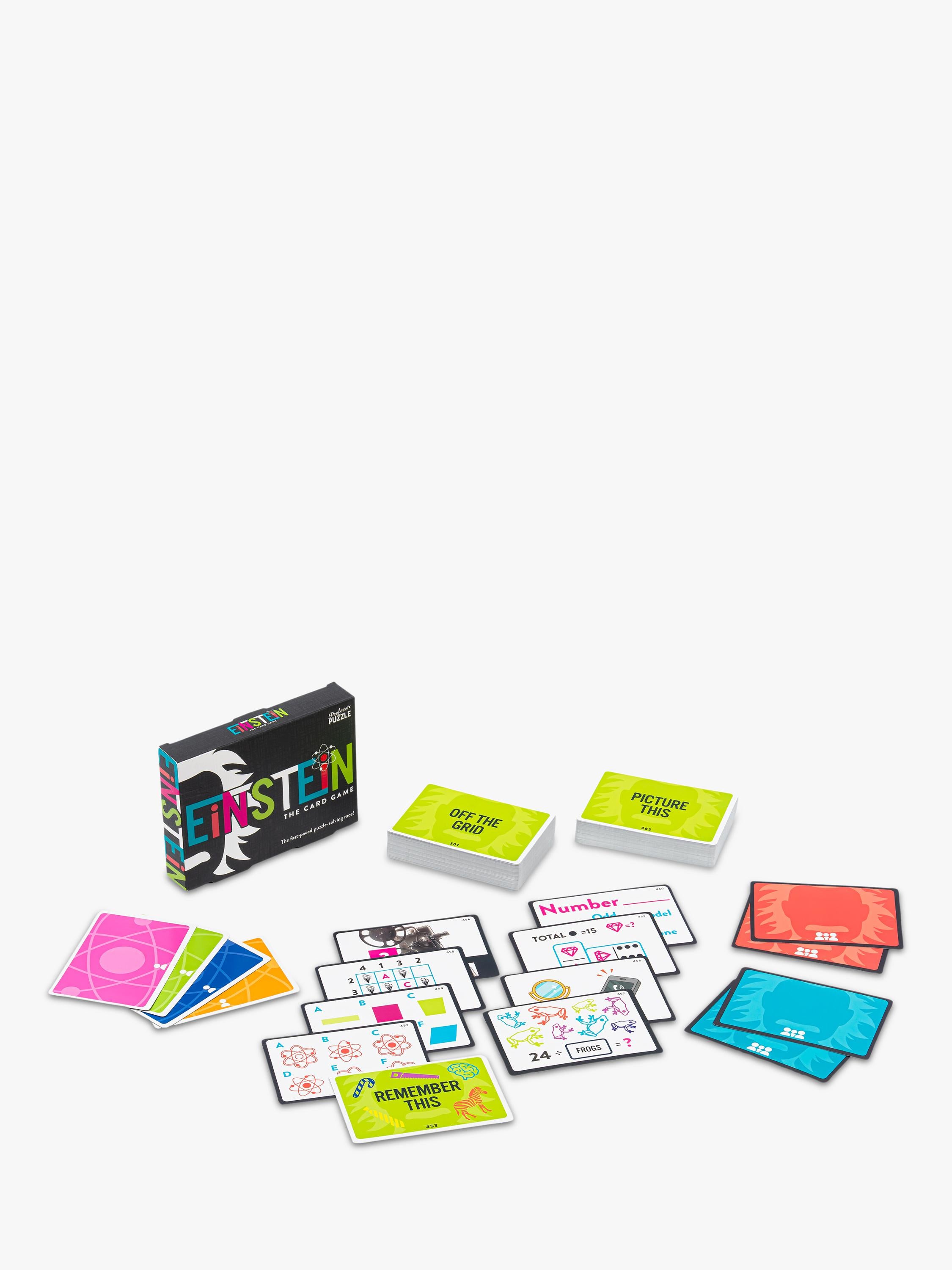 Ginger Fox Einstein mini card game, UK version