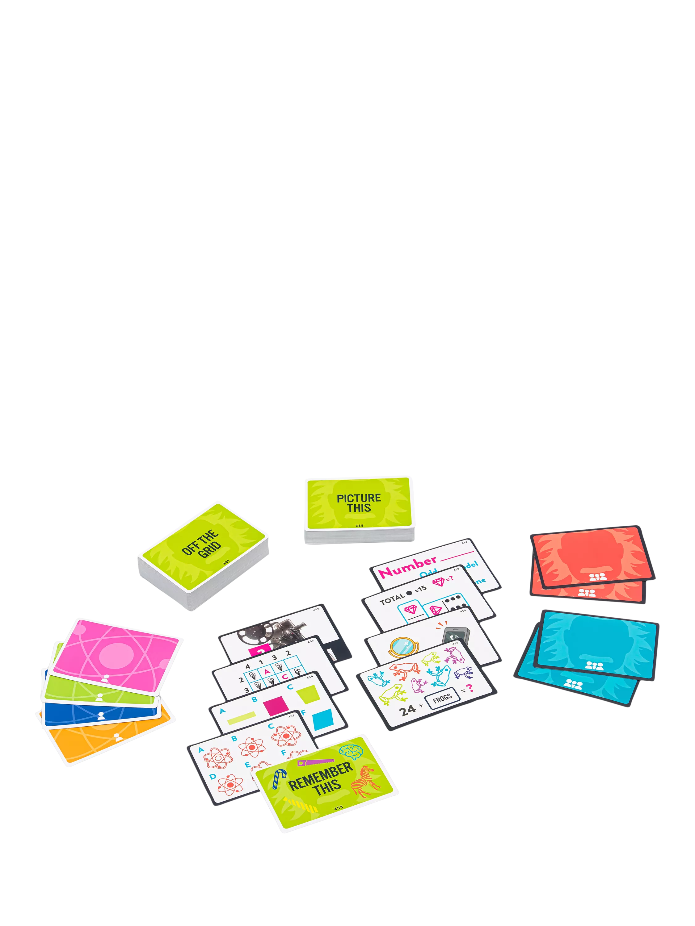 Ginger Fox Einstein mini card game, UK version