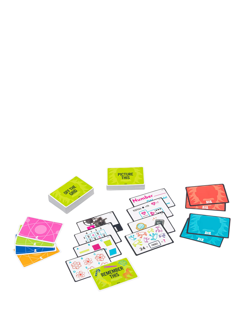 Ginger Fox Einstein mini card game, UK version