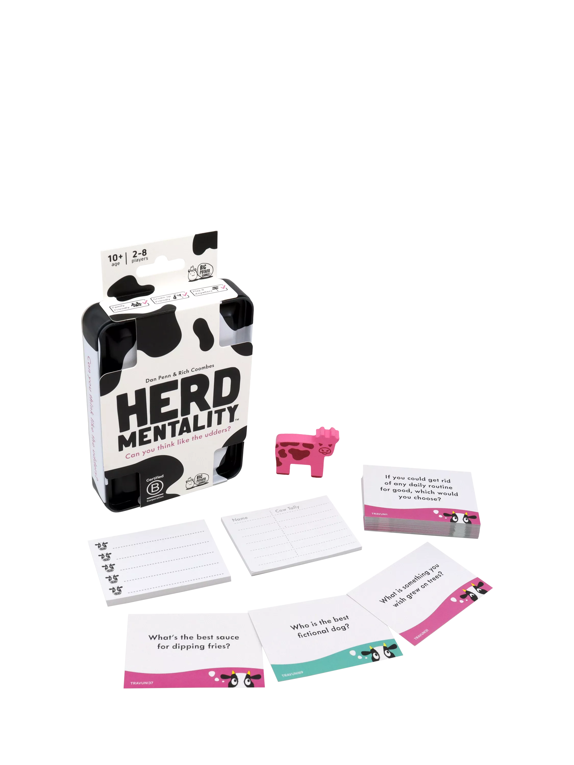 Big Potato Herd Mentality mini tin game, UK version