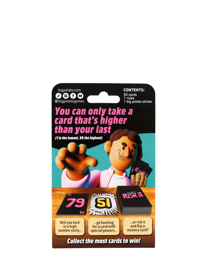Big Potato I'm Gonna Risk It card game, UK version