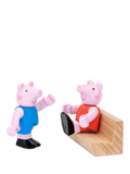BRIO Peppa Pig train set with wooden tracks and figures, UK version