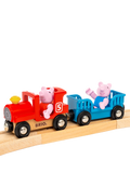 BRIO Peppa Pig train set with wooden tracks and figures, UK version