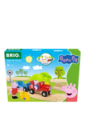 BRIO Peppa Pig train set with wooden tracks and figures, UK version