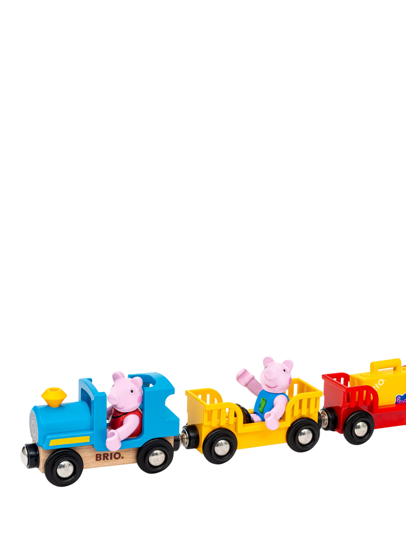 BRIO Peppa Pig train set with figures 6 pieces - British product