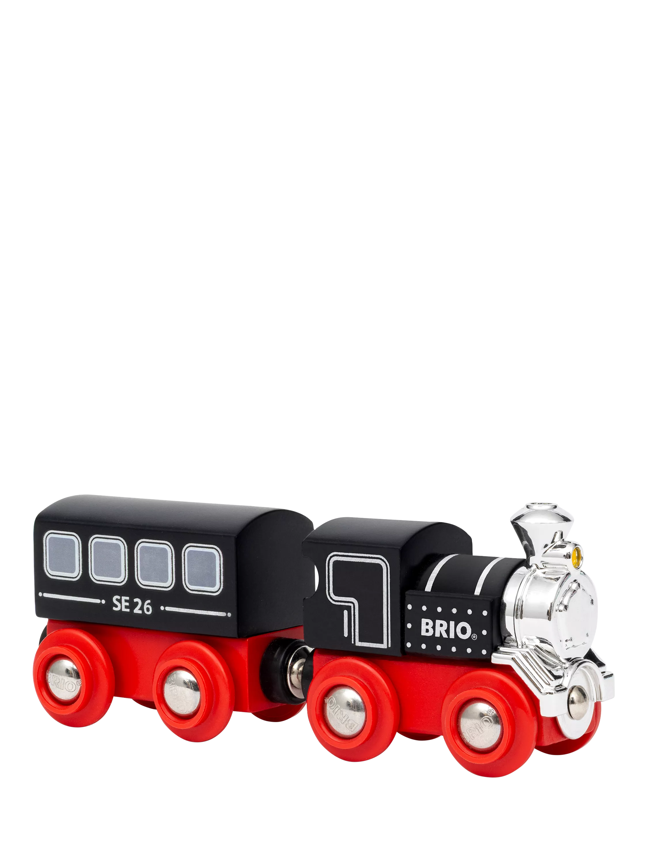 BRIO Special Edition Train 2026 with wooden wagon, UK version