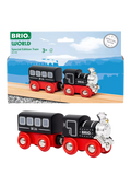 BRIO Special Edition Train 2026 with wooden wagon, UK version